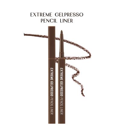 CLIO Waterproof All-Day Pencil Eyeliner CLIO Extreme Gelpresso Pencil Liner (02 Deep Brown)