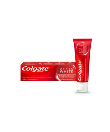 Colgate Toothpaste Optic White Sparkling Whiteness 75 ml. (6 pack)