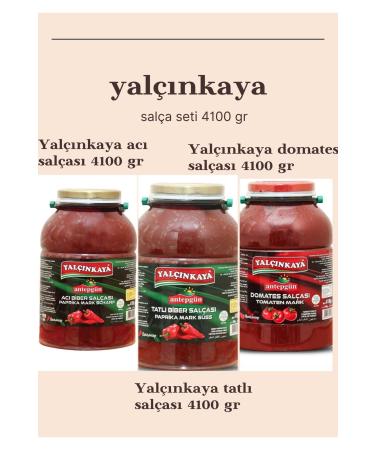 Yalcinkaya Tomato Paste (antepgun) Net 19350 Grams