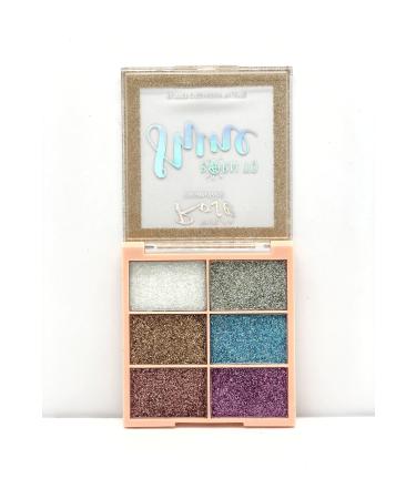 Cosha Beauty Rose Born To Shine 6 Pack Glitter - 6 Colors Gl tter Eyeshadow