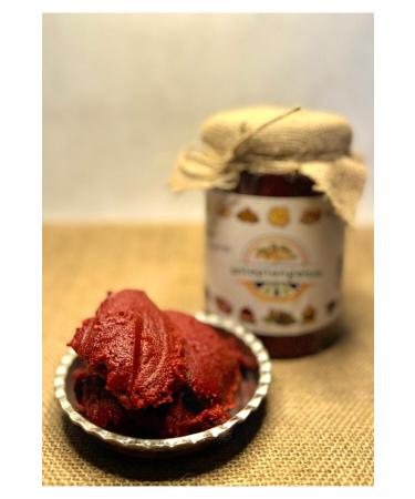 Antepten Gelsin Homemade Sun Dried Sweet Pepper Paste - Glass Jar - Organic - 650 gr - Buy Online on GoSupps.com