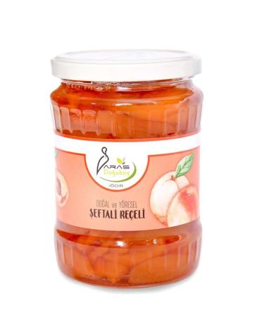 Aras Do ak y Natural and Local Peach Jam 580 gr