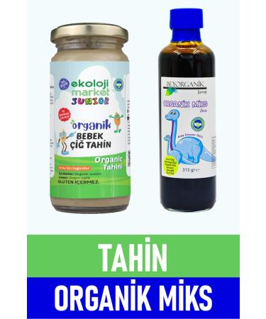 Ekoloji Market Organic Raw Tahini 230 gr + Organic Mix Mother 315 gr