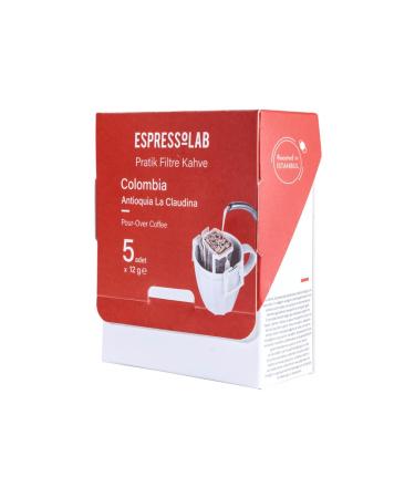 Espressolab Practical Filter Coffee - Colombia Antioquia La Claudina - 5 Pieces