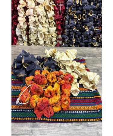 gazisofraantep Stuffed Dried (EACH STRING 23-25 PIECES OF ZUCCHINI EGGPLANT SWEET PEPPER) - Buy Online on GoSupps.com