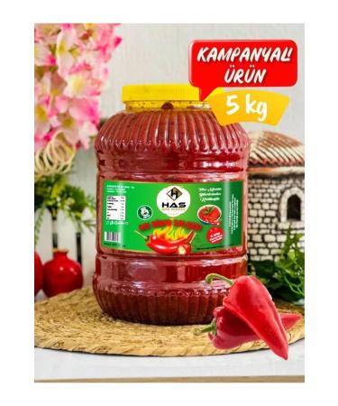 Has Healing Warehouse Gaziantep Sun Dried Handmade Hot Pepper Paste 5 kg
