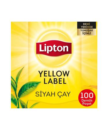 Lipton 3 Pieces Yellow Label Teapot Tea Bags 100pcs - Buy Online on GoSupps.com