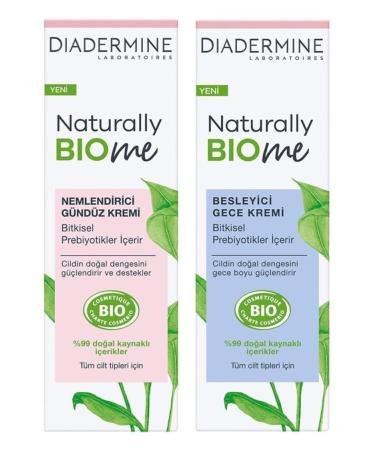Diadermine Biome Day and Night Cream 50 Natural (Moisturizing + Nourishing) 2-pack