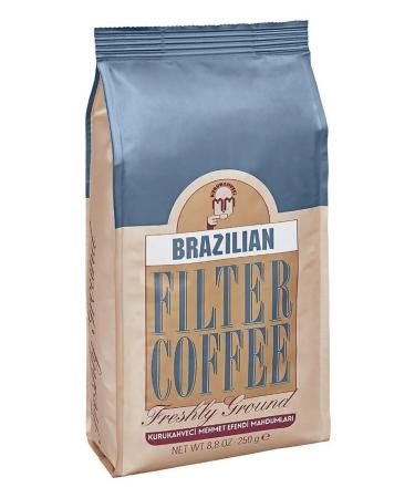 Mehmet Efendi Kurukahveci Mehmet Efendi Colombian / Brazilian / Ethiopian Ground Triple Filter Coffee Set
