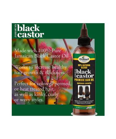 Difeel Jamaican Black Castor Hair Care Oil for Slow Growing Hair 240ml - Buy Online on GoSupps.com