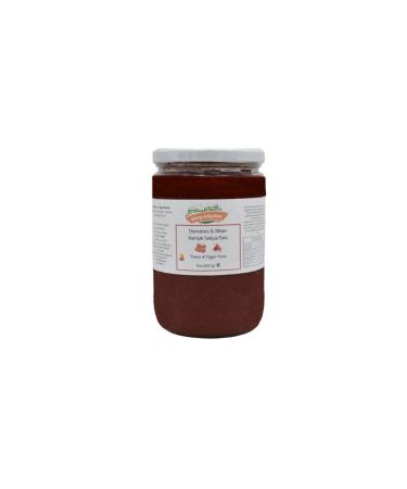 Mixed Tomato & Pepper Paste/sauce from the Opposite Village - Boiled on Wood Fire - 600gr