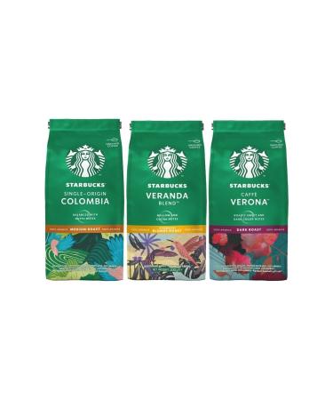Starbucks Colombia / Veranda / Verona Magnificent Triple Ground Coffee Set