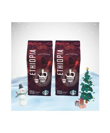 Starbucks New Year Package Ethiopia Arabica Coffee Beans 250 Gr X 3