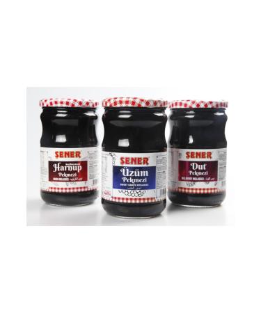 ener 3 Pieces 800 Gr Grape-Carob-Mulberry Molasses