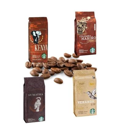 Starbucks 2x Bean Coffee Colombia Narino Medium Roast 250 gr + Fiorella 20 grx2