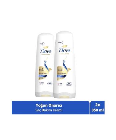 Dove Ultra Care Hair Care Conditioner Intensive Repair Damaged Hair 350 ml X2