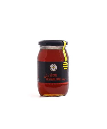HONEY ACADEMY Pure Chestnut Honey 460 Gr (Natural and Additive-Free) - (From the Black Sea Region)