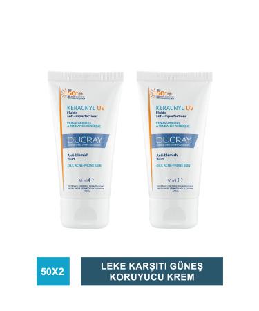 Ducray Keracnyl Uv Spf50+ Anti Blemish Fluid 50x2 Ml