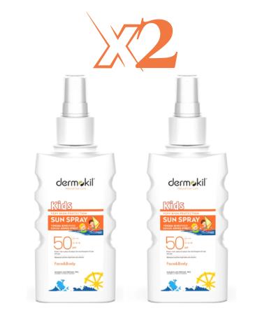 Efsoon Organics 50+++SPF High Protection Children's Sun Spray 200 ml x 2 Pcs
