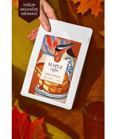 Mim and More Maple Coffee Maple Flavored Coffee Filter Coffee 200 Gr