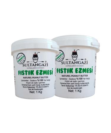 Sultan Gazi Peanut Butter (0 Peanuts) 2 Kg Plain