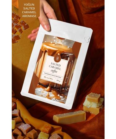 Mim and More Salted Caramel Coffee Salted Caramel Flavored Coffee Filter Coffee 200 Gr