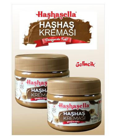 POPPY SHELLA Poppy Seed Cream Jar 320 Gr + 320 Gr Poppy Seed Cream Jar