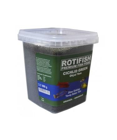 Rotifish Cichlid Green Small 1 mm Slow Sinking Bucket Feed 3 KG