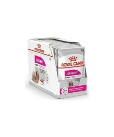 Royal Canin Ccn Exigent Loaf Pate Pouch Small Breed Adult Dog Canned Food 12 Pieces 85 Gr - Petshopu