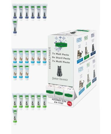 Sernely Cat Malt Advantageous Package (Malt Paste 8x100gr Multi Paste 5x100gr Sterile Paste 4x100gr)-1274