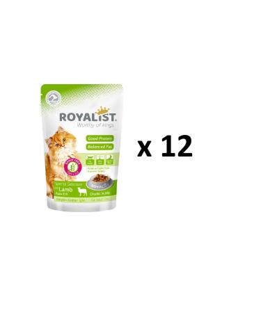 Royalist Lamb Pouch Adult Cat Lamb Wet Food 85 gr 24 pieces
