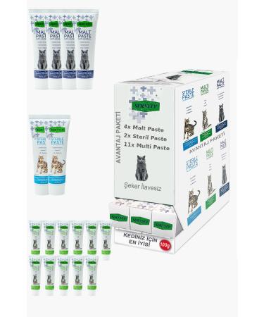 Sernely Cat Malt Advantageous Package (Multi Paste 11x100gr Malt Paste 4x100gr Sterile Paste 2x100gr)-637