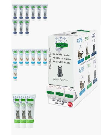 Sernely Cat Malt Advantageous Package (Multi Paste 7x100gr Malt Paste 5x100gr Sterile Paste 1x100gr)-1497
