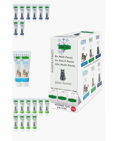 Sernely Cat Malt Advantageous Package (Multi Paste 10x100gr Malt Paste 8x100gr Sterile Paste 2x100gr)-926