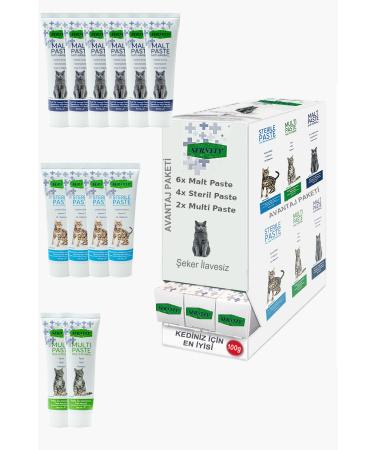 Sernely Cat Vitamin Advantage Package (Malt Paste 12x100gr Sterile Paste 7x100gr Multi Paste 6x100gr)-116