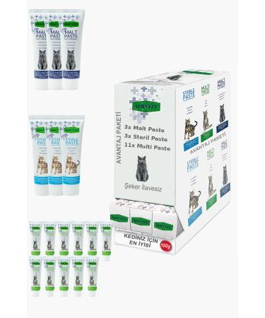 Sernely Cat Vitamin Advantage Package (Multi Paste 11x100gr Sterile Paste 3x100gr Malt Paste 3x100gr)-575