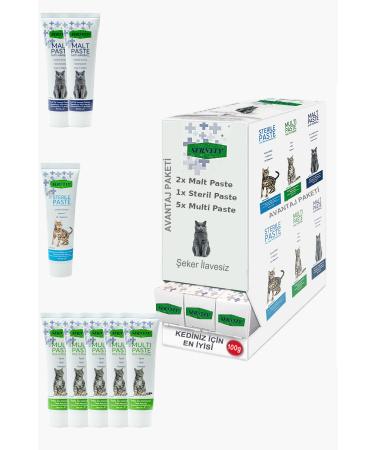 Sernely Cat Vitamin Advantage Package (Multi Paste 12x100gr Sterile Paste 6x100gr Malt Paste 4x100gr)-180