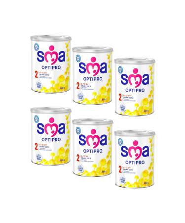 SMA Number 2 800 Gr Optipro Follow-On Milk 6-Pack