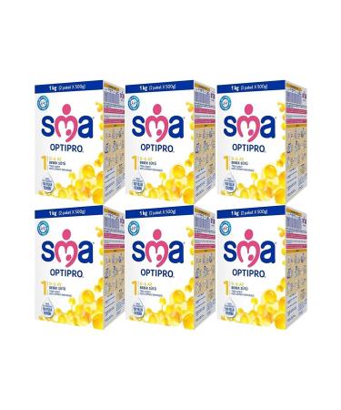 SMA Probiotic Number 1 1000 GR 0-6 Months 6-Pack Advantage Package (6000GR)