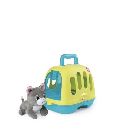 Smoby Accessory Vet Bag and Sound Plush Cat