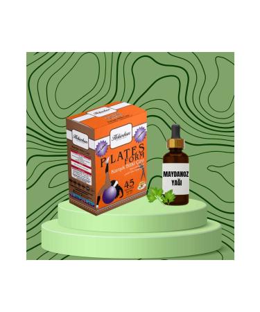 The Solution is Here Plates Form Mixed Herbal Tea 45s and Parsley Oil 20 ml