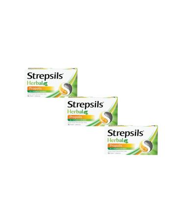 Strepsils Herbal Pastilles Containing Propolis & Vitamin C and Sea Buckthorn (3 Pieces)
