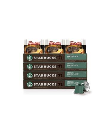 Starbucks 4 Piece 10 Piece Single-origin Colombia Capsule Coffee Set + Fiorella 3x