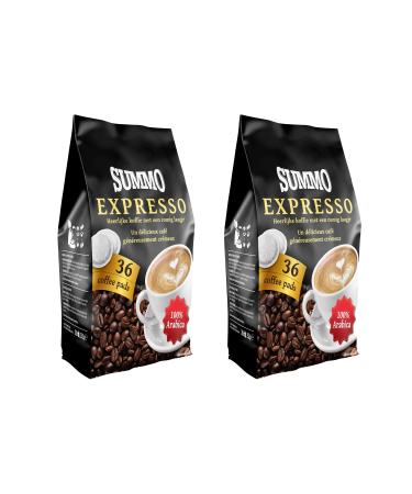 SUMMO Espresso 72 Pcs Advantage Pack (36X2) Senseo Pod Coffee Capsule