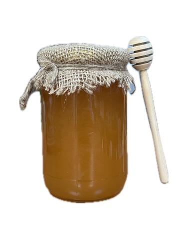 DermStore 0 Natural Flower Honey 850Gr+wooden honey spoon