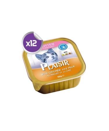 teknotrust Pate Kitten Chicken Kitten Canned Food 100 Gr X12 Pieces