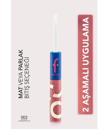 Flormar Shiny Matte Liquid Lipstick - Festival Spirit Lipstick -003 Legendary Lips-8682536045346