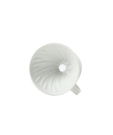 Timeless Coffee Porcelain V60 Coffee Brewing Device Dripper - White