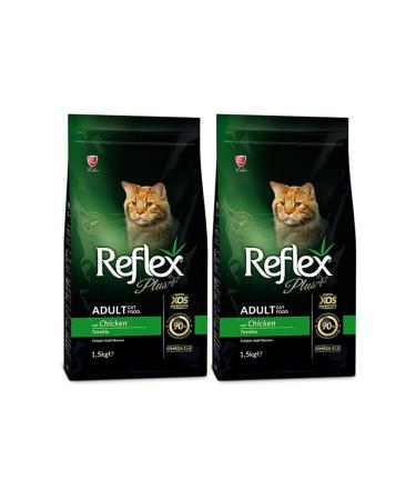 Reflex Chicken Adult Cat Food 1.5 Kg X 2 Pieces