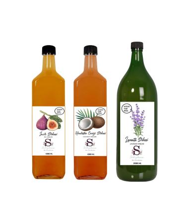 Suheylaana Natural Fig Coconut 1000 Ml and Lavender Vinegar 2000 Ml